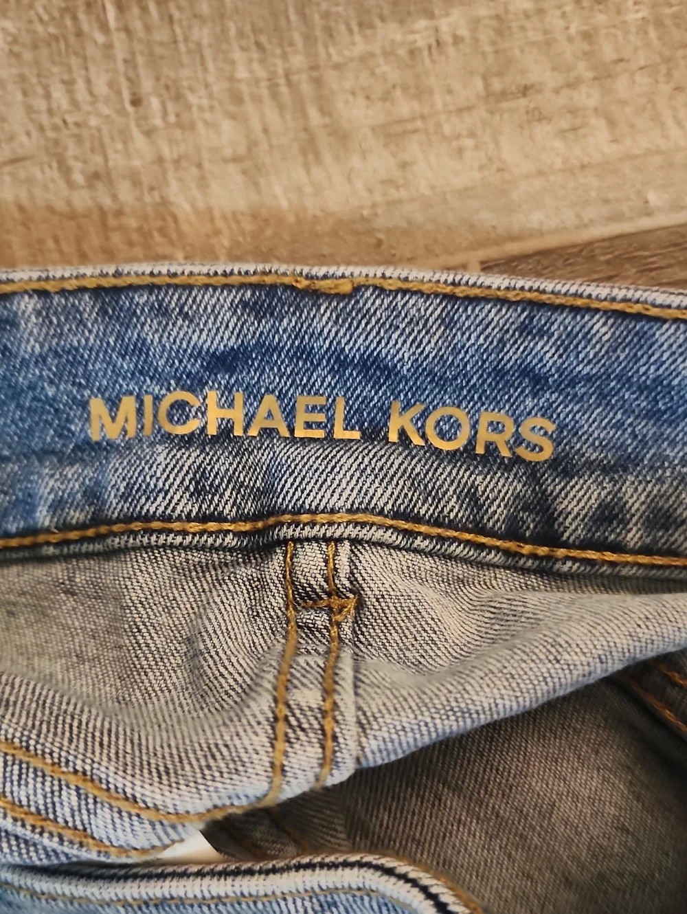 Michael Kors Brand Denim Skirt